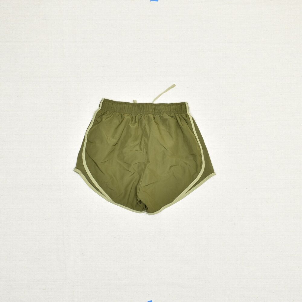 Nike Women Athletic Sweat Shorts Run Drawstring Polyester Green Size XS Dri fit - Picture 3 of 8